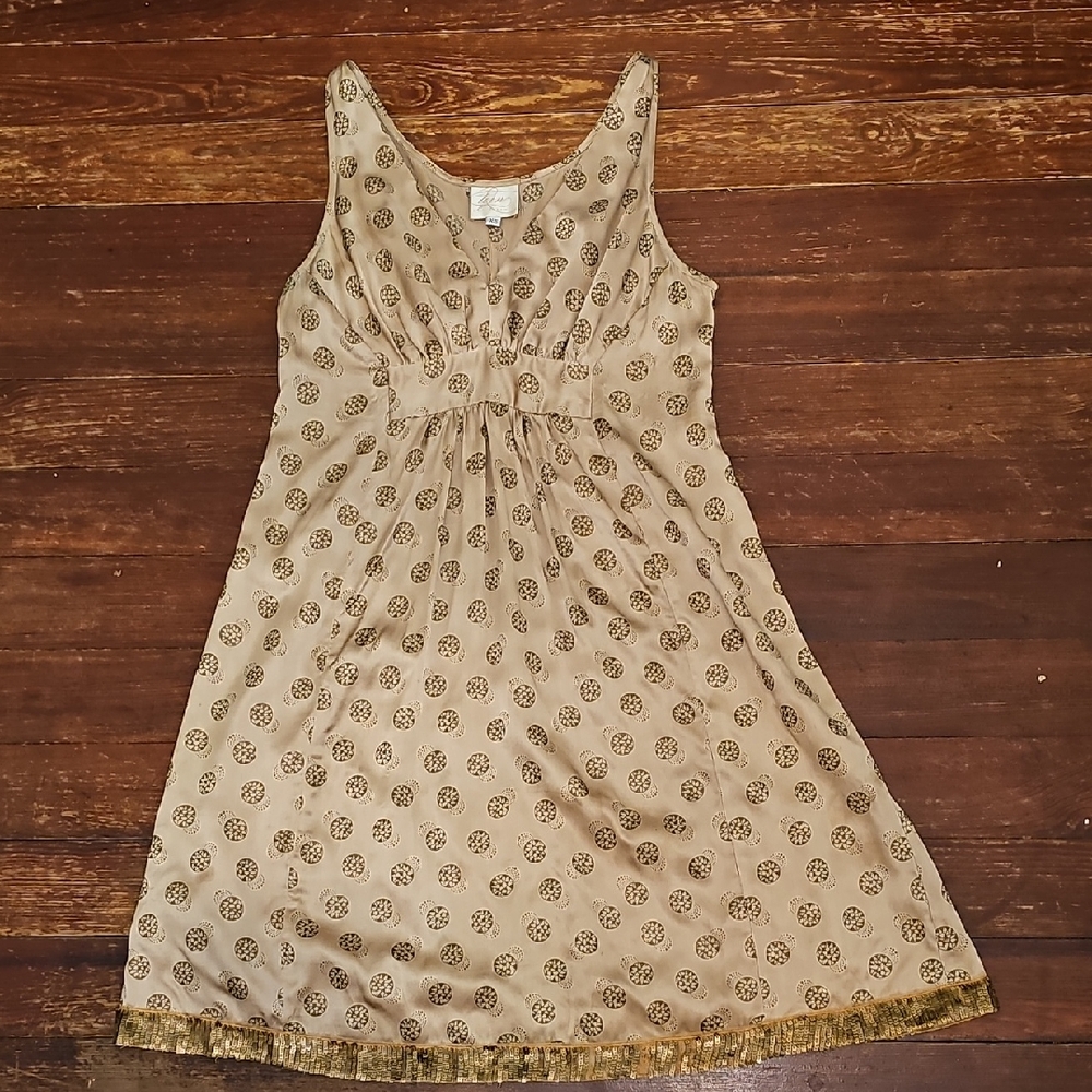 Anthropologie Erica Tanov Silk Dresd